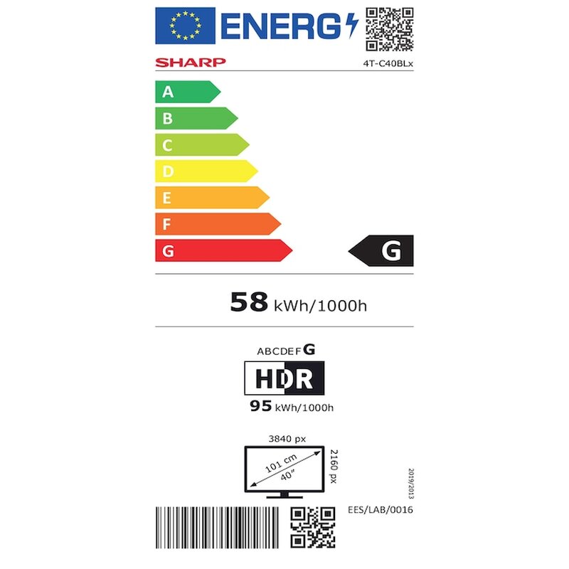 Android Smart TV LED 4K (ecran spart) Sharp Aquos + telecom